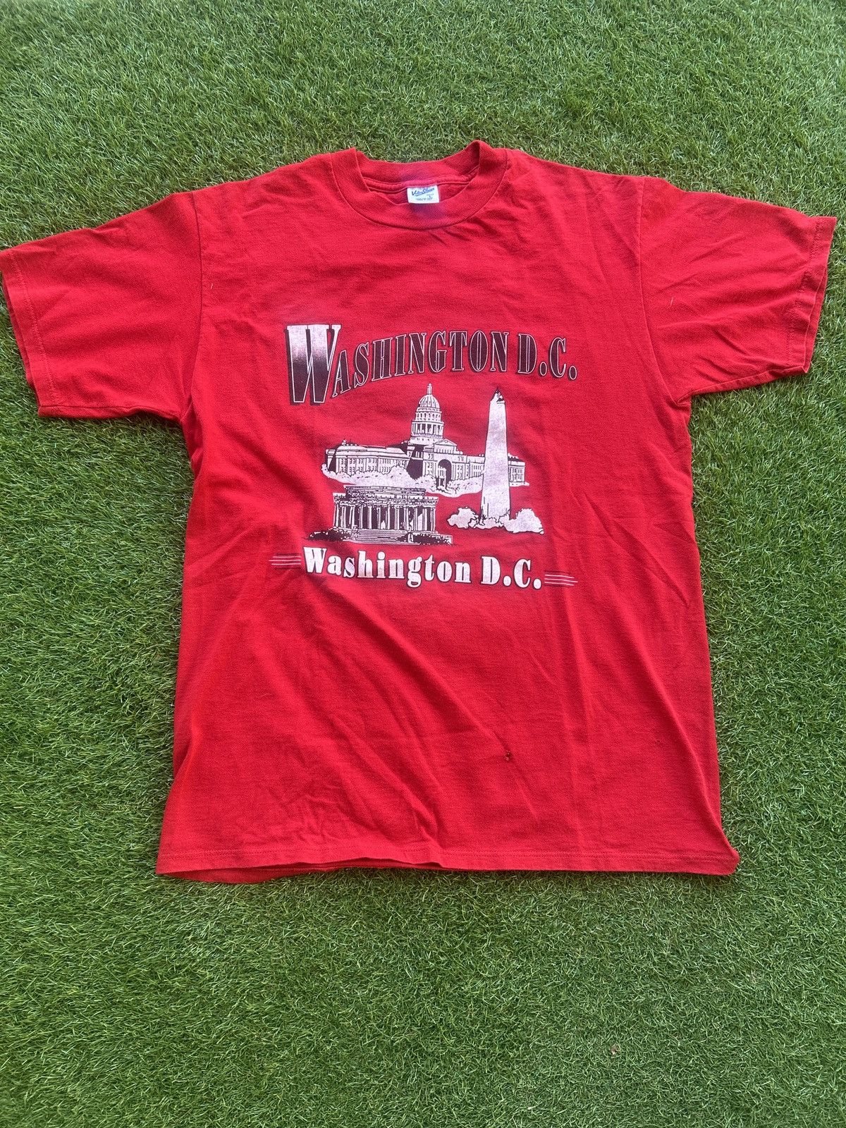 Vintage Vintage 90s Washington D.C. Souvenir T Shirt Size US L / EU 52-54 / 3 - 2 Thumbnail