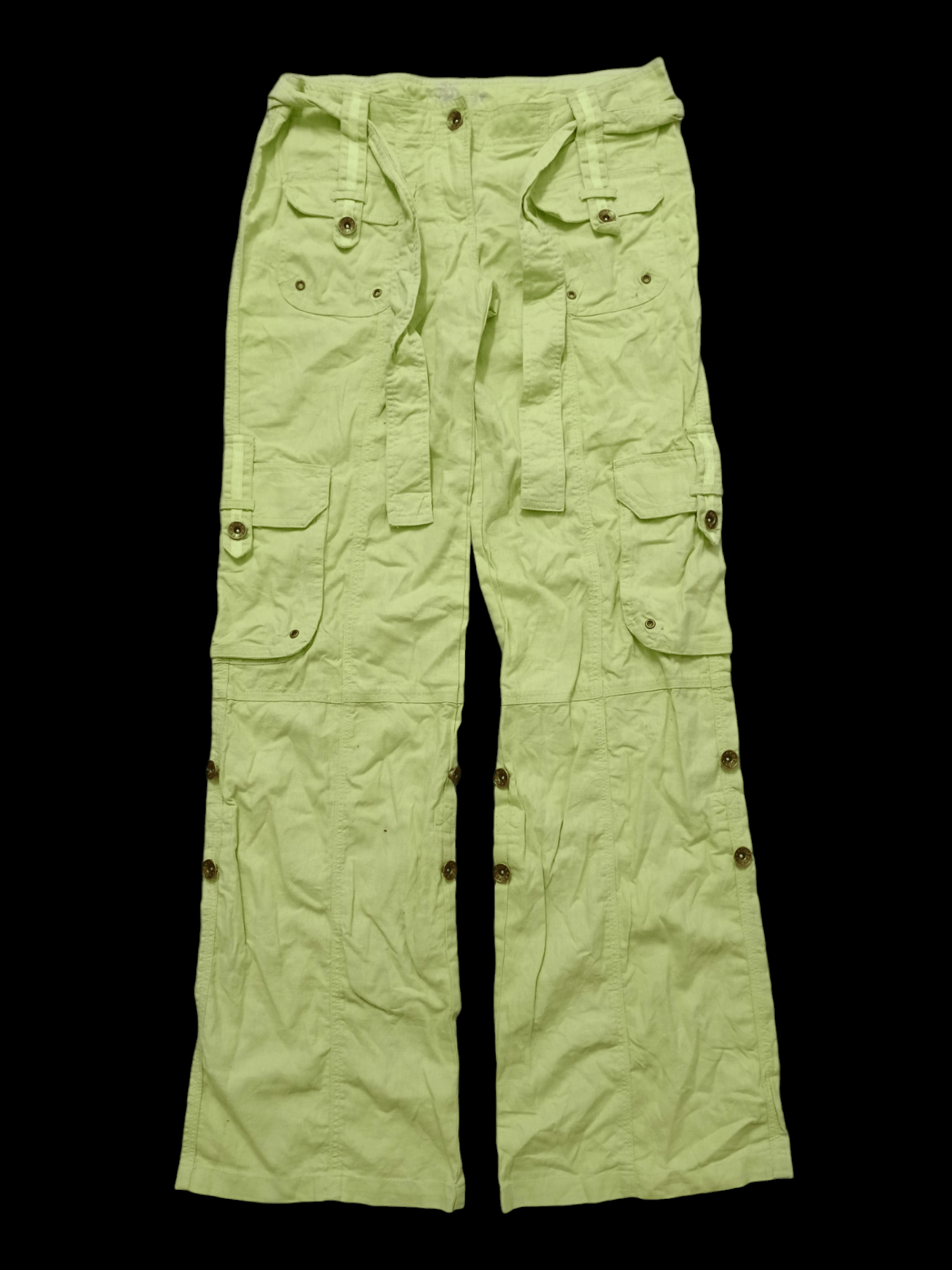 Vintage DEEP FLARE TACTICAL CARGO PANTS Size 29" - 1 Thumbnail