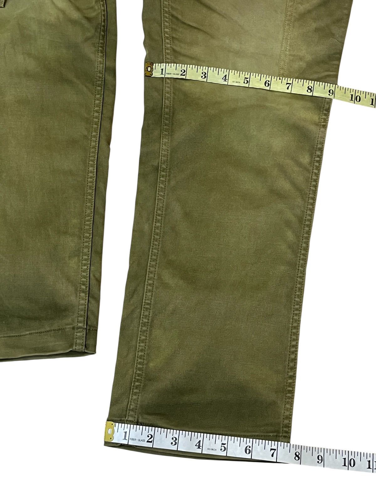 Toyo Enterprises sick🔥Vintage JOHNBULL green army faded baker cargo pants Size US 35 - 16 Thumbnail