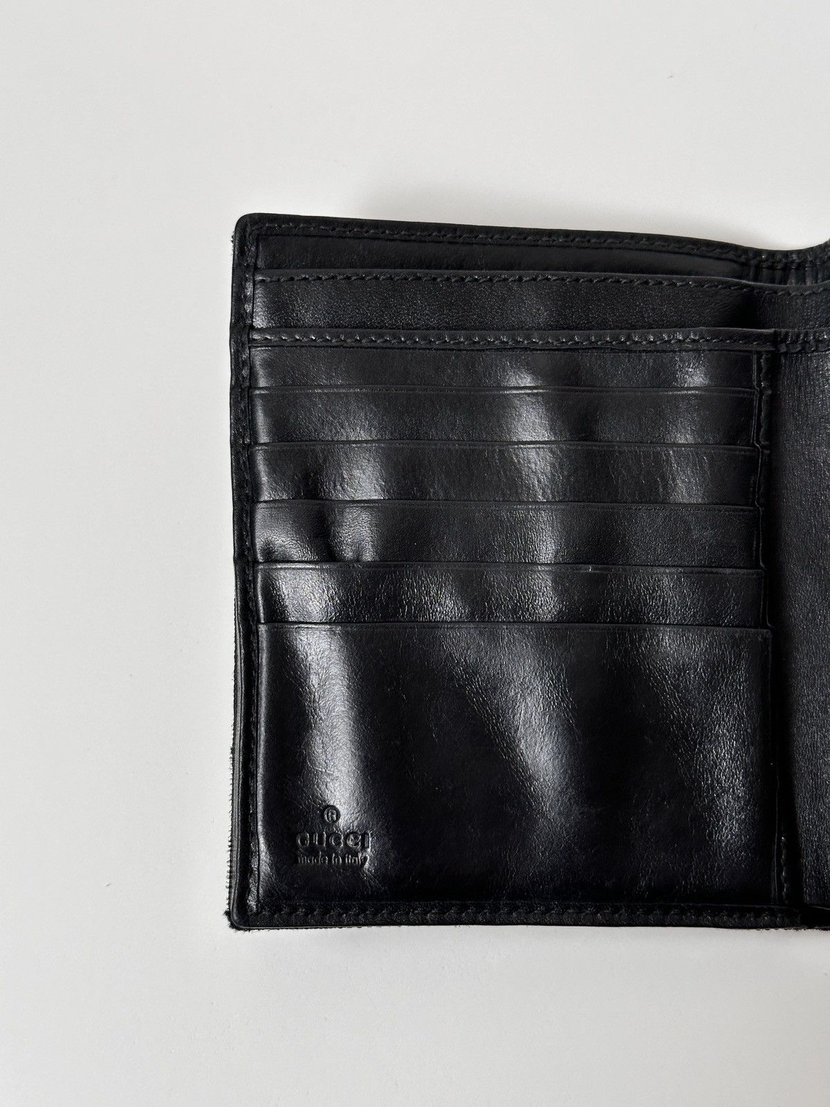 Gucci GUCCI Jackie Nylon Black Lather Compact Wallet Size ONE SIZE - 11 Thumbnail