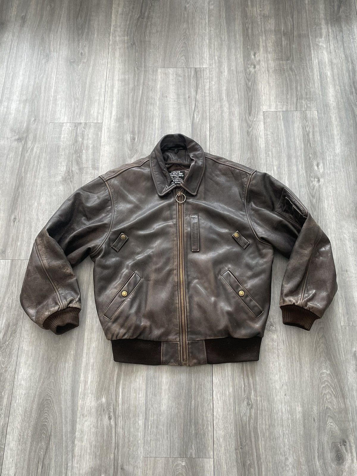 Avirex Avirex Leather Jacket Size US L / EU 52-54 / 3 - 1 Thumbnail