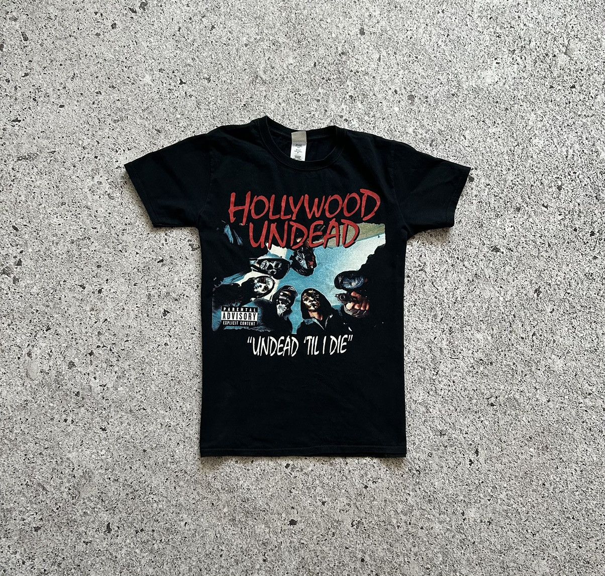 Band Tees × Vintage Vintage Hollywood Undead Undead Till I Die T-Shirt Size US S / EU 44-46 / 1 - 2 Thumbnail