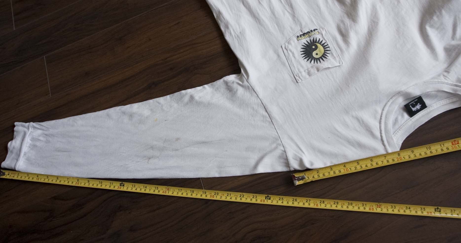 Stussy Stussy T Shirt Long Sleeve Yin Yang w/ STAINS Size L Size US L / EU 52-54 / 3 - 6 Thumbnail