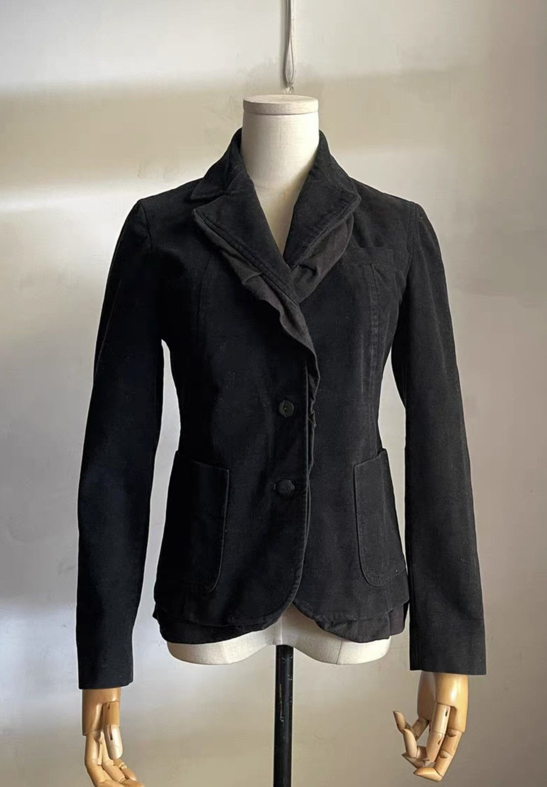 Hussein Chalayan Hussein Chalayan Velvet Suit Size 40R - 4 Thumbnail