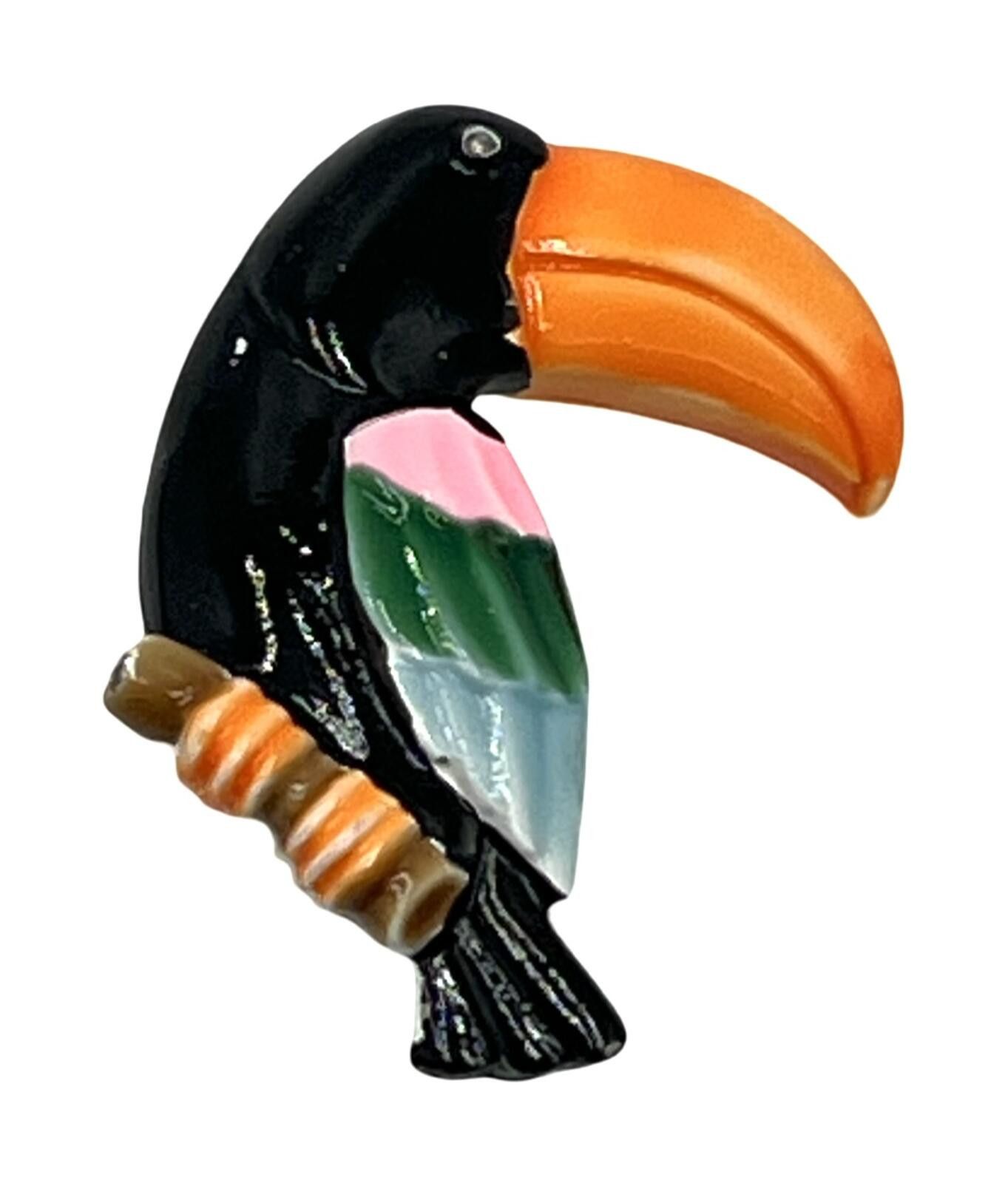 Other Vintage Midcentury Unsigned Toucan Bird Brooch Size ONE SIZE - 1 Thumbnail