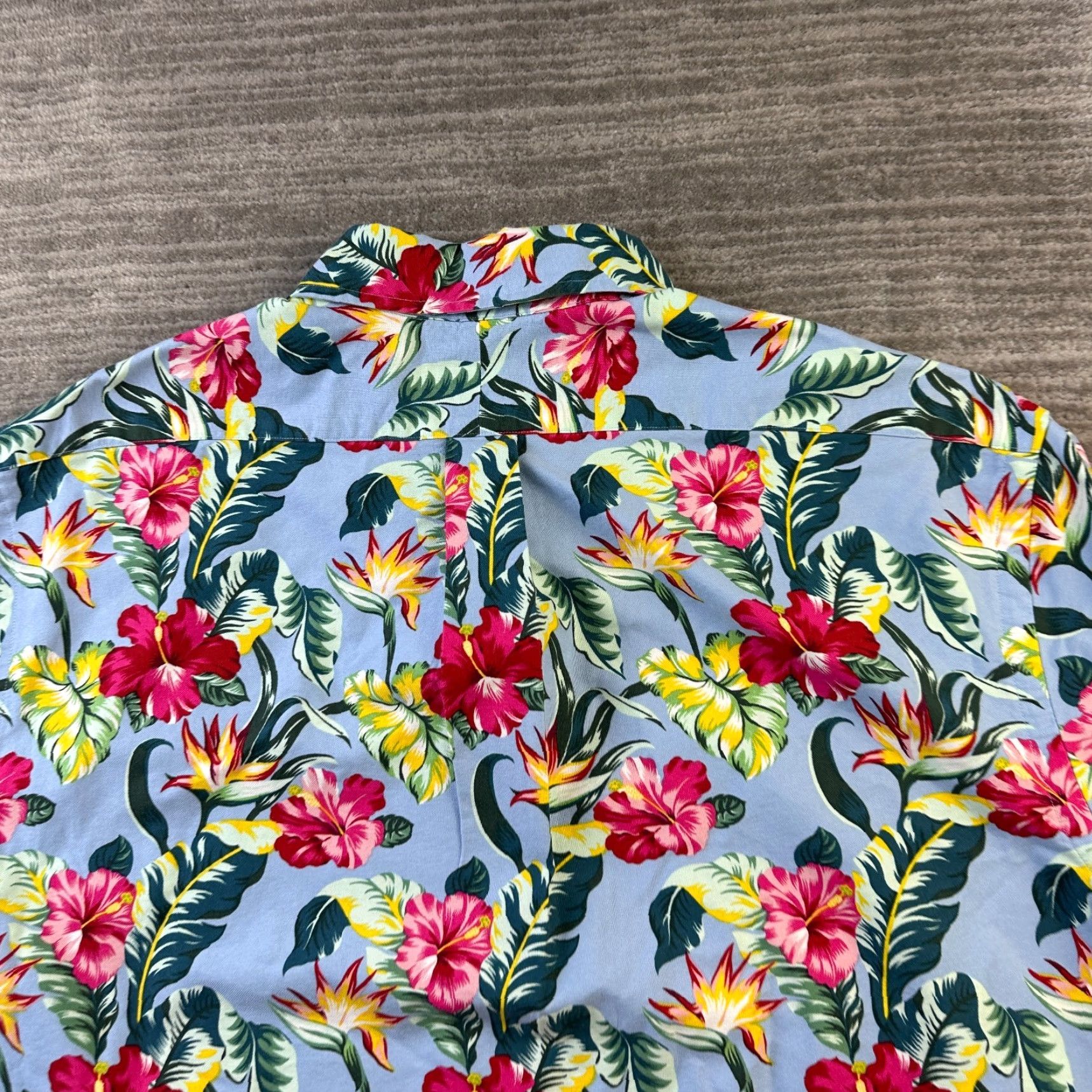 Marine Layer Ralph Lauren Shirt Mens Extra Large Floral All Over Print Button Up Oxford Size US XL / EU 56 / 4 - 5 Thumbnail