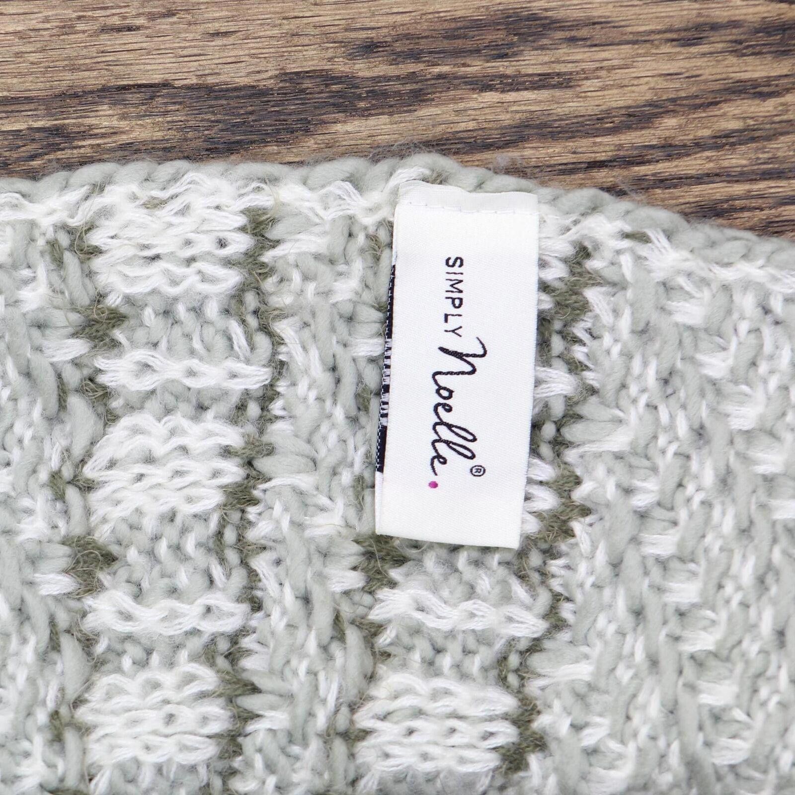 Other Simply Noelle Button Front Infinity Scarf Green One Size Size ONE SIZE - 4 Thumbnail