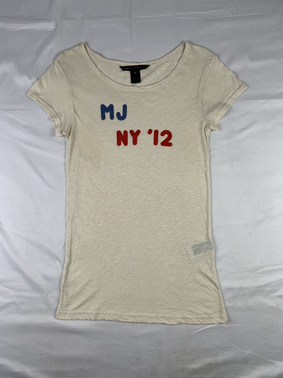 Marc by Marc Jacobs 2012 Marc by Marc Jacobs Vintage Look NY Font Tee Size S / US 4 / IT 40 - 1 Thumbnail
