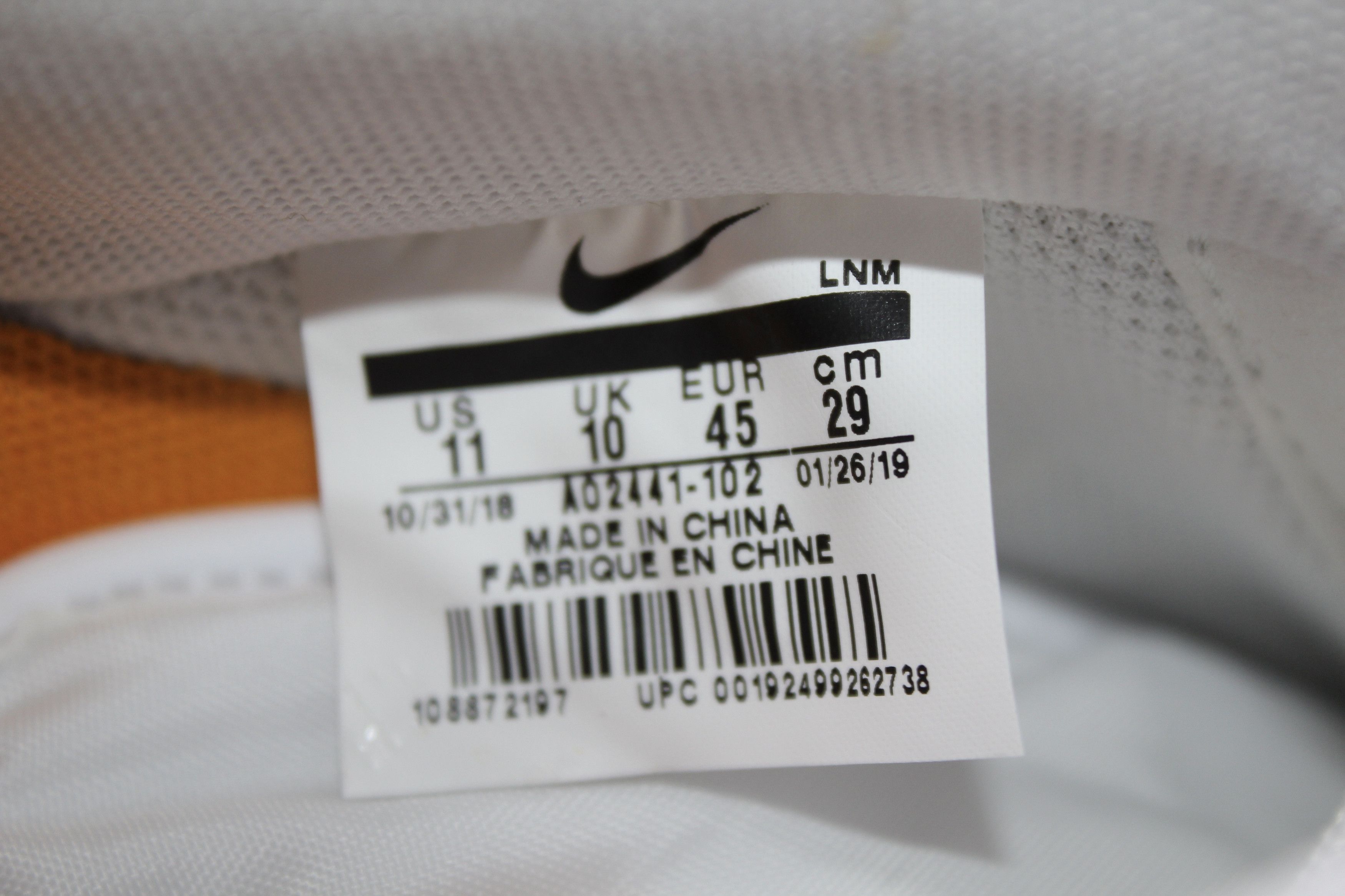 Nike Nike Air Force 1 Low Oversized Orange Swoosh Size 11 Size US 11 / EU 44 - 6 Thumbnail