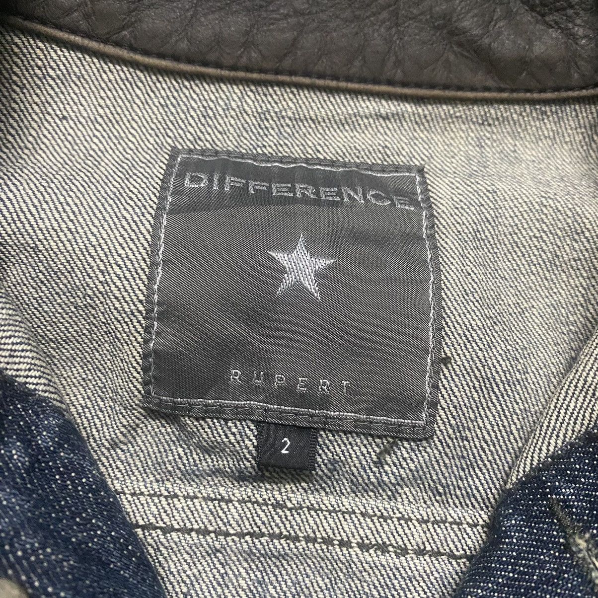 Le Grande Bleu (L.G.B.) Difference Rupert Denim Jacket Leather Trimmed LGB Size US M / EU 48-50 / 2 - 14 Thumbnail