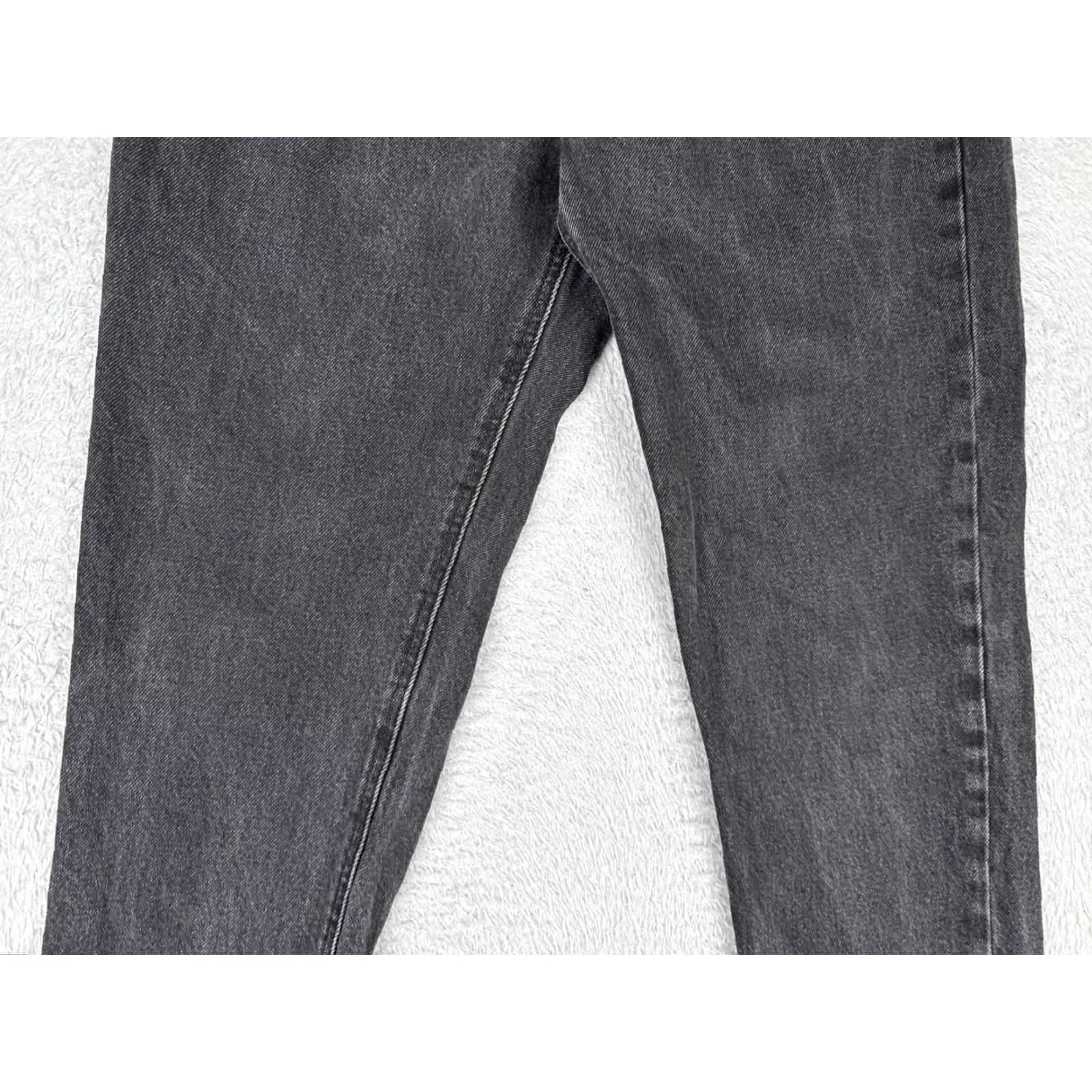 Old Navy VINTAGE Old Navy Jeans Womens 4 Black Charcoal Straight Leg Zip Fly Denim Five Pocket Size 27" / US 4 / IT 40 - 3 Thumbnail