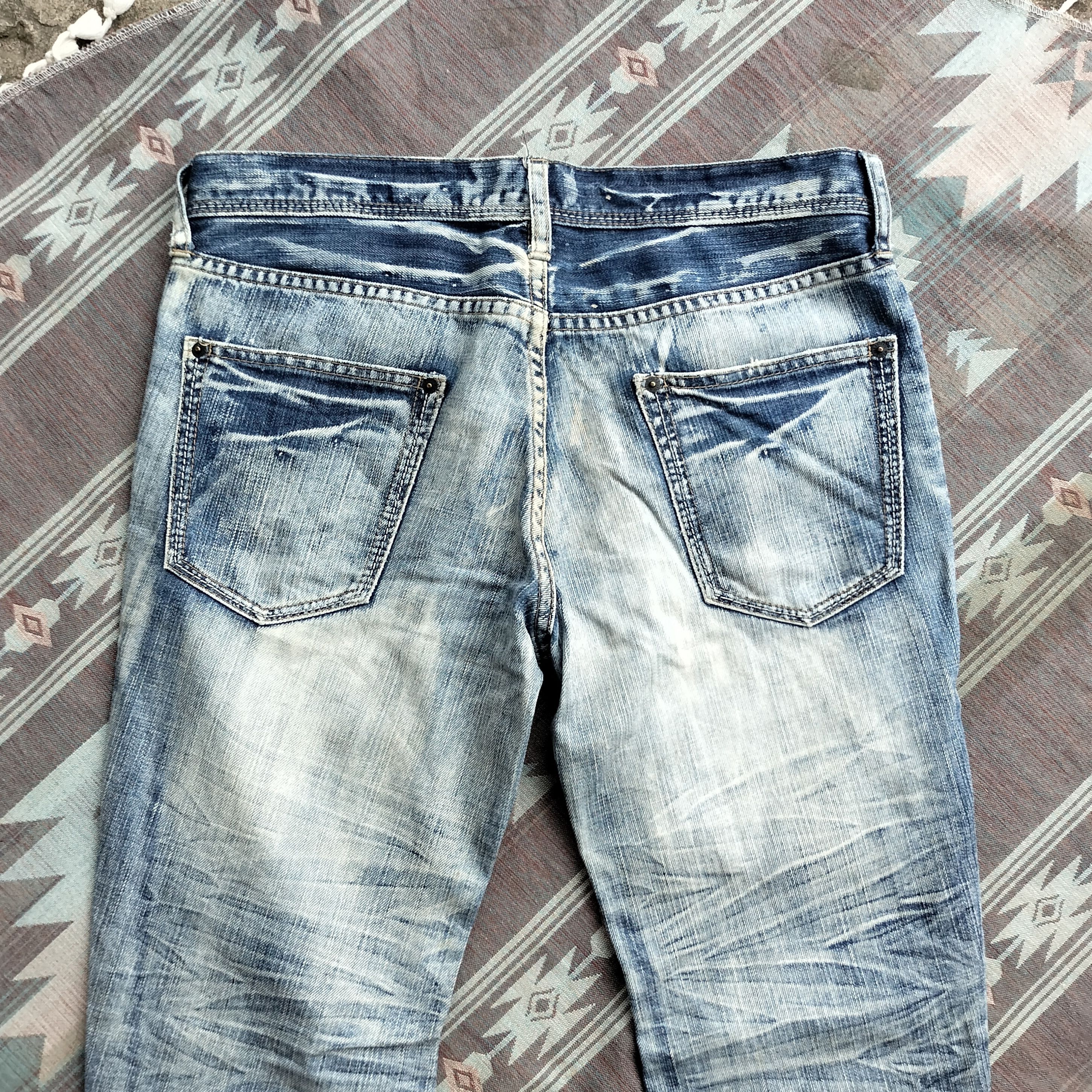 semanticdesign 2000s Edge Ruppet japan clawmark curve denim Size US 32 / EU 48 - 6 Thumbnail