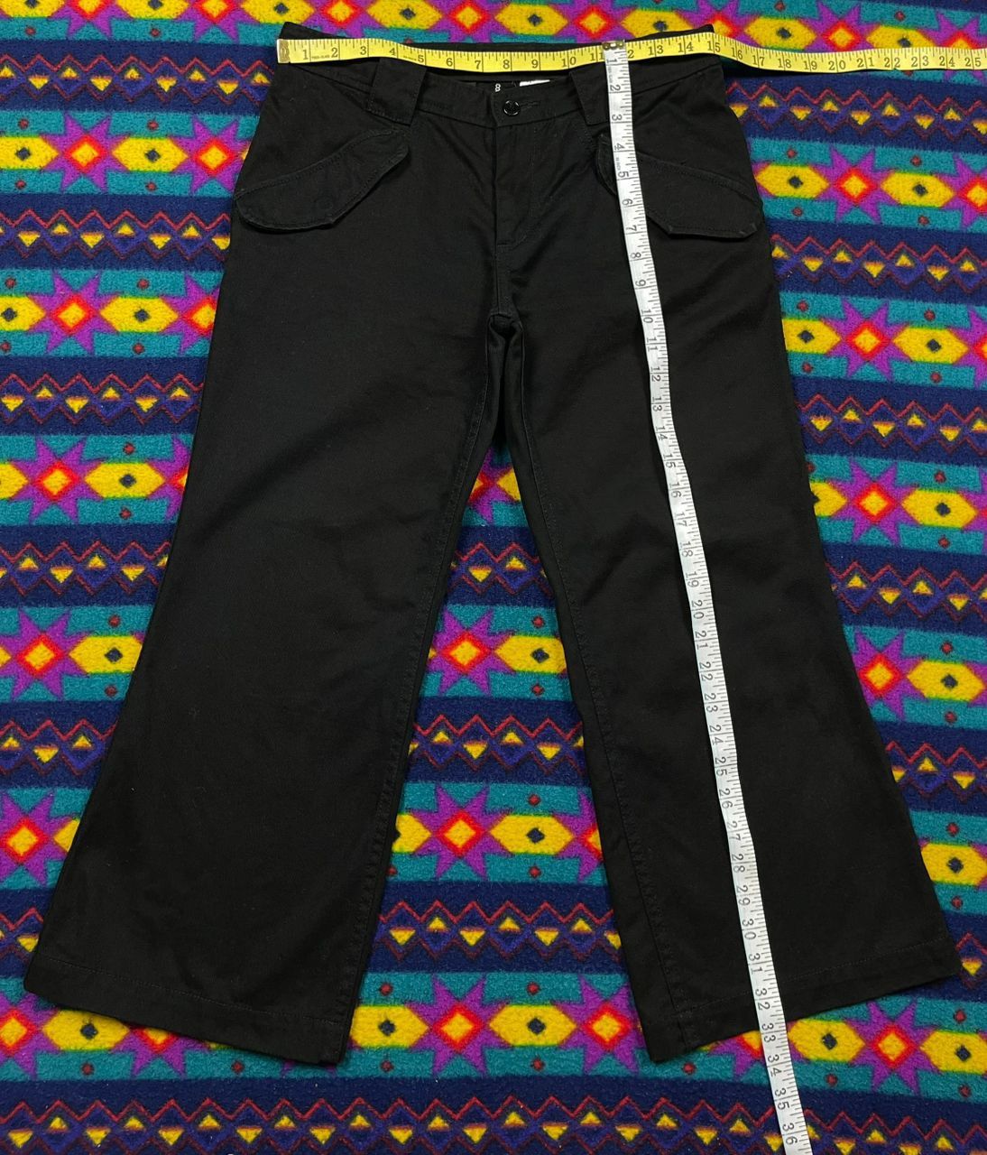 Designer × Japanese Brand × Tricot Comme des Garcons AD2002 Tricot Comme Des Garcons Cropped Wide Leg Pant Size 30" / US 8 / IT 44 - 17 Thumbnail
