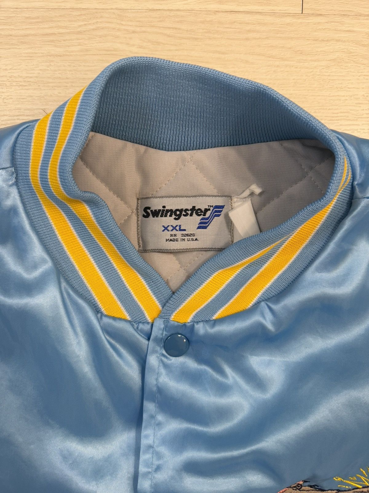 Swingster 80’s Swingster Satin SCSA Champions Bomber Jacket Size US XXL / EU 58 / 5 - 4 Thumbnail