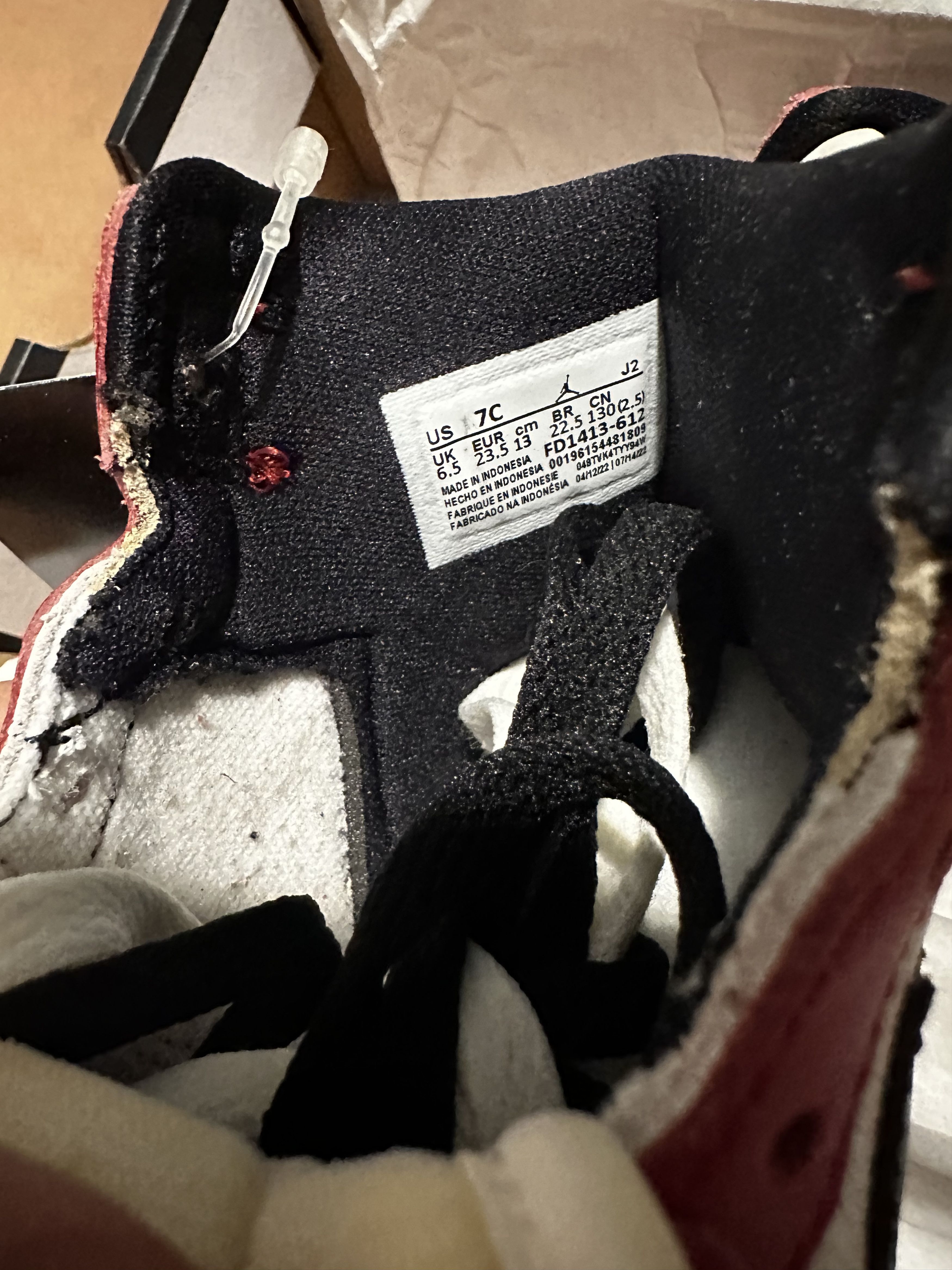 Jordan Brand Toddler “lost and found” Jordan 1 7C Size US 7 / EU 40 - 3 Thumbnail