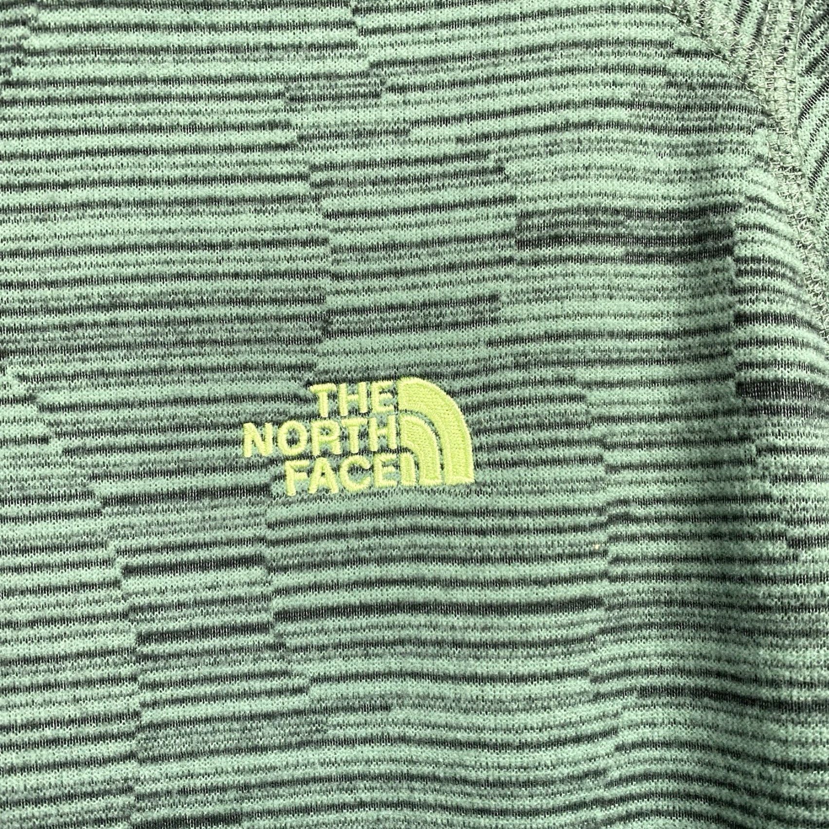 The North Face The North Face 1/4 Zip Pullover Womens XL Green Heather Embroidered Lightweight Sweatshirt Size XL / US 12-14 / IT 48-50 - 3 Thumbnail