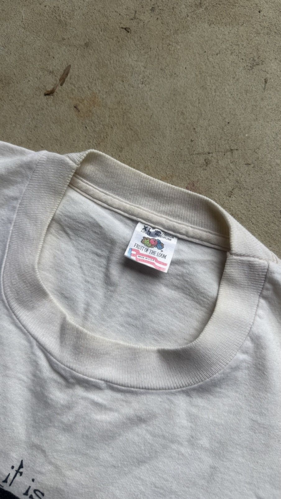 Fruit Of The Loom Vintage 1990’s sun rise fotl made in usa t-shirt Size US XL / EU 56 / 4 - 5 Thumbnail