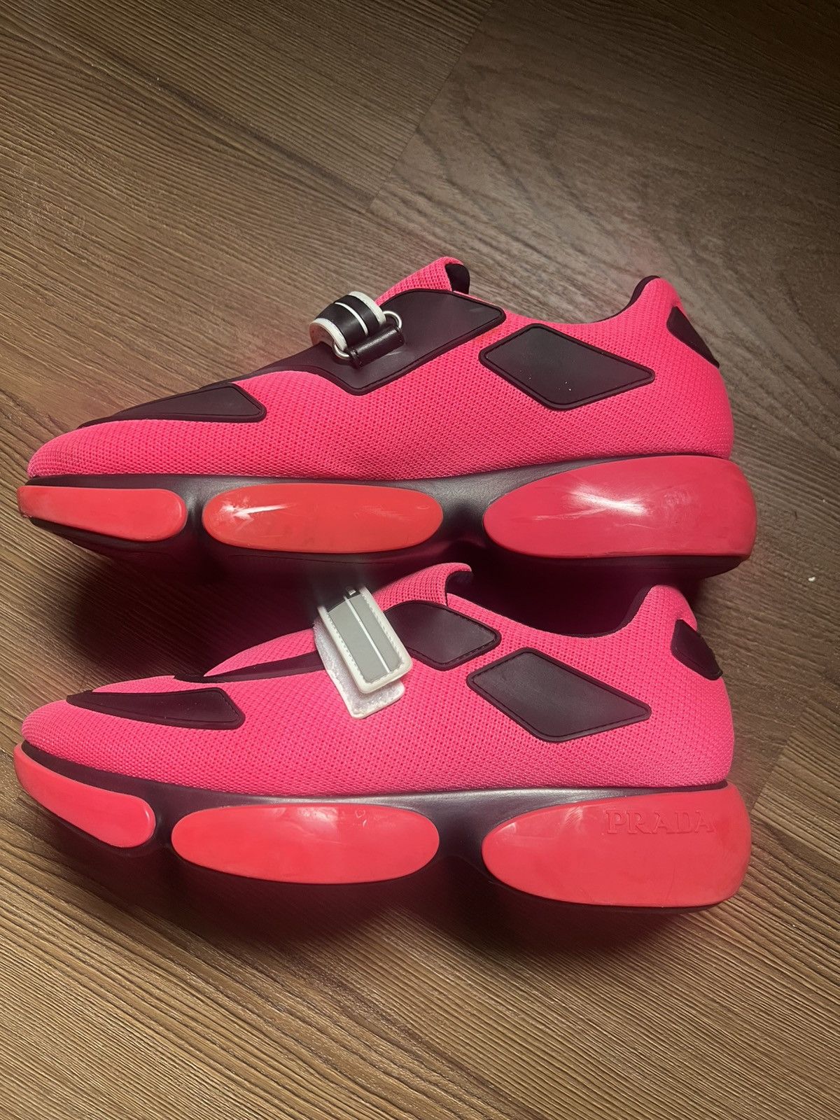 Prada Prada cloudburst sneakers Neon Pink Size US 8.5 / IT 38.5 - 4 Thumbnail