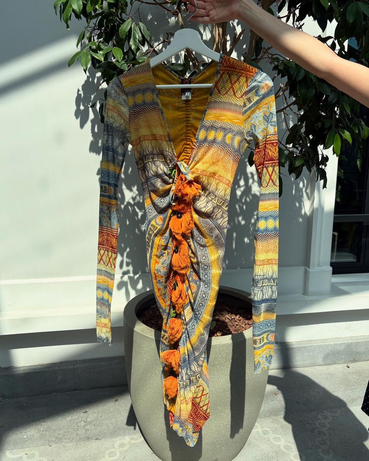 Jean Paul Gaultier Jean Paul Gaultier soleil tattoo print dress Size S / US 4 / IT 40 - 4 Thumbnail