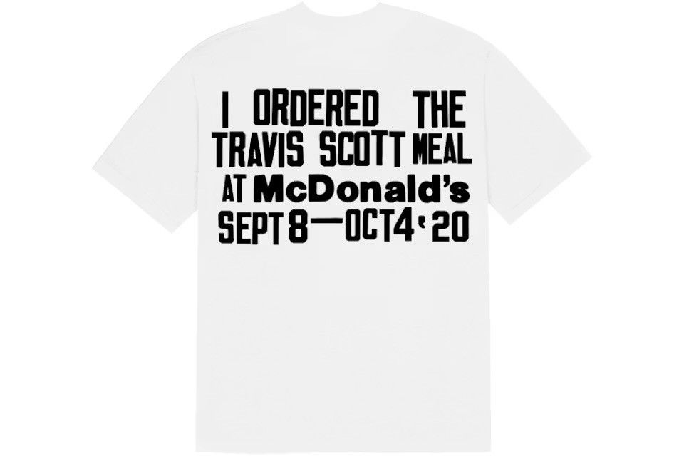 Travis Scott Travis Scott x McDonalds ‘I ordered’ tee Size US XL / EU 56 / 4 - 2 Thumbnail