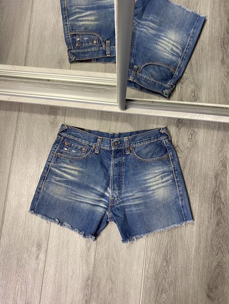 Evisu Vintage Evisu cropped jeans - shorts size 31 Y2k Size US 31 - 2 Thumbnail
