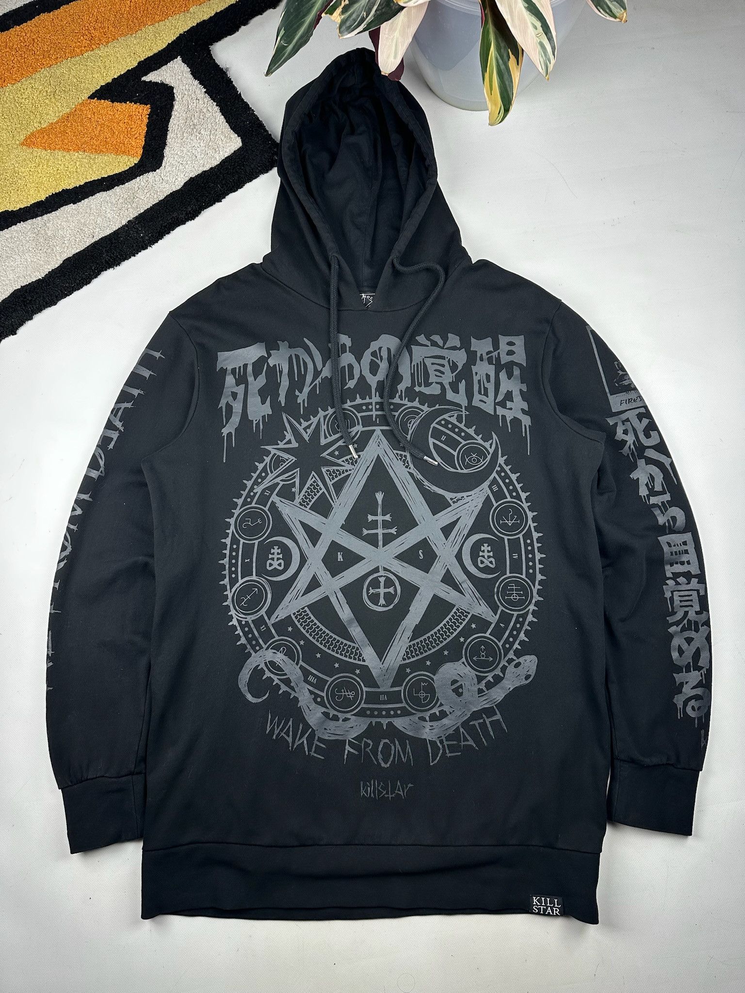Killstar Killstar 666 overprinted hoodie Size US M / EU 48-50 / 2 - 1 Thumbnail