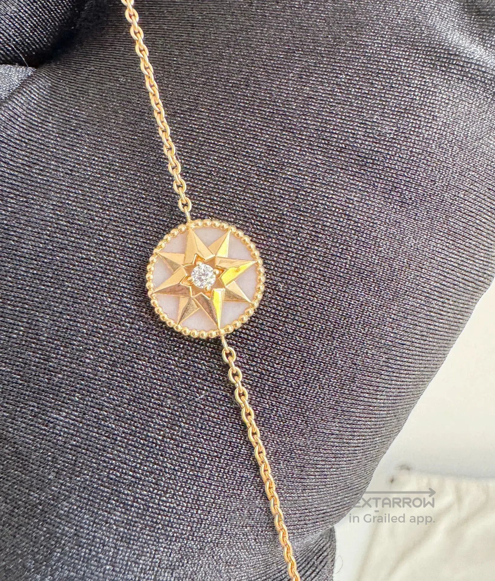 Dior Dior Pink Octagonal Star Opal Bracelet. Size ONE SIZE - 2 Thumbnail