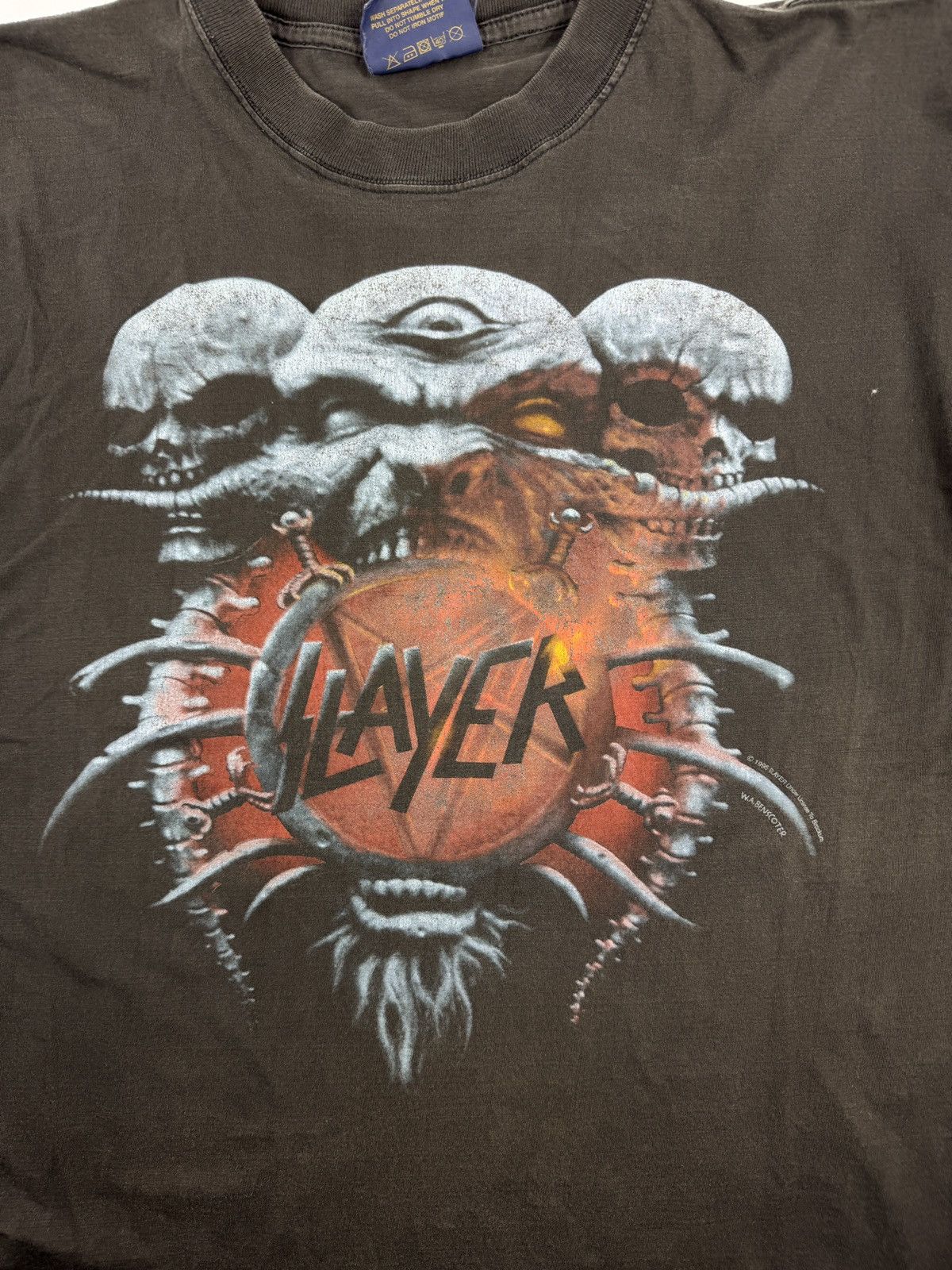 Slayer VINTAGE SLAYER 1995 VINTAGE T-SHIRT Size US M / EU 48-50 / 2 - 2 Thumbnail
