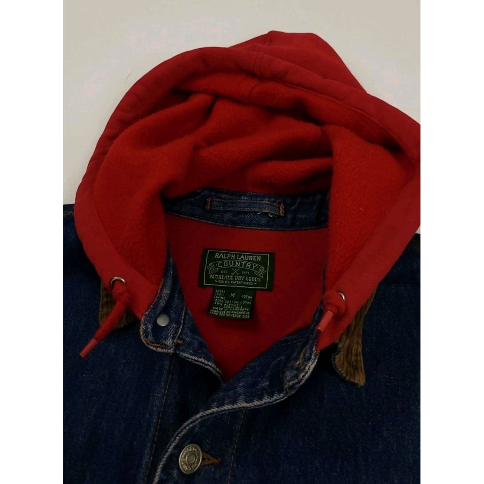 Polo Ralph Lauren New Title: Polo Ralph Lauren Vintage Cotton Jacket Women Size M Blue Size M / US 6-8 / IT 42-44 - 7 Thumbnail
