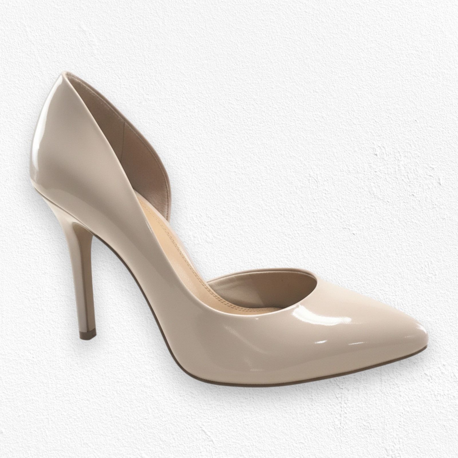Bcbgmaxazria BCBG Jaze Light Beige Patent Leather D’Orsay Pumps 9 Size US 9 / IT 39 - 1 Thumbnail