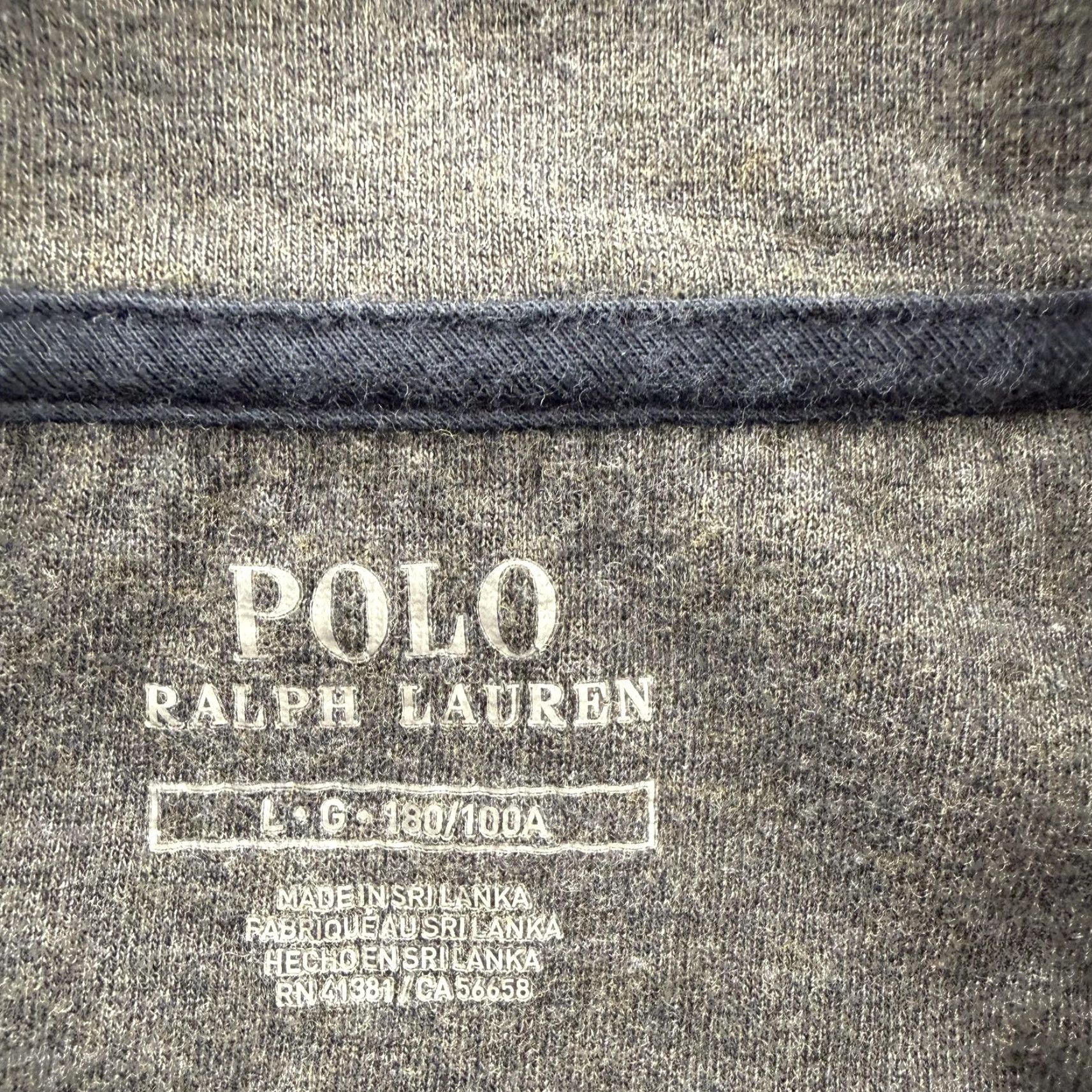 Polo Ralph Lauren Polo Ralph Lauren Sweatshirt Mens Large Blue 1/4 Zip Mock Neck Cotton Pullover hoodie? Size US L / EU 52-54 / 3 - 4 Thumbnail