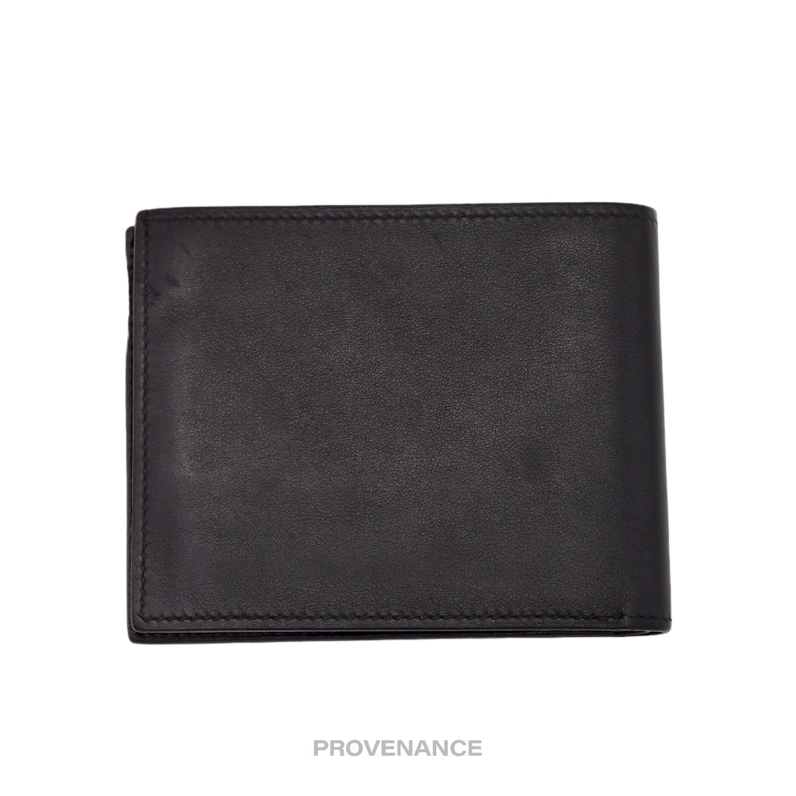 Hermes 🔴 Hermes Citizen Twill Compact Wallet - Black Swift Noir Size ONE SIZE - 3 Thumbnail