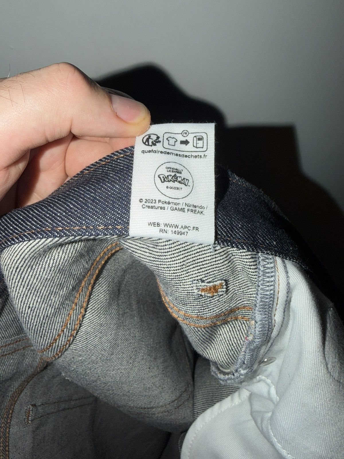 A.P.C. A.P.C. X Pokémon New Standard Jeans in Indigo Size US 36 / EU 52 - 4 Thumbnail