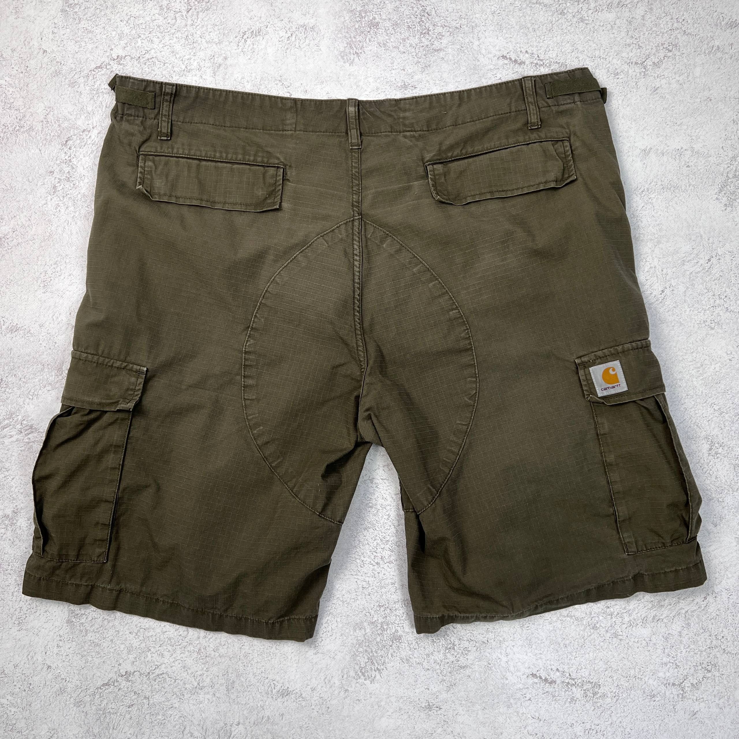 Carhartt Carhartt WIP Aviation Shorts Olive Green Ripstop Men's Size US 40 / EU 56 - 7 Thumbnail