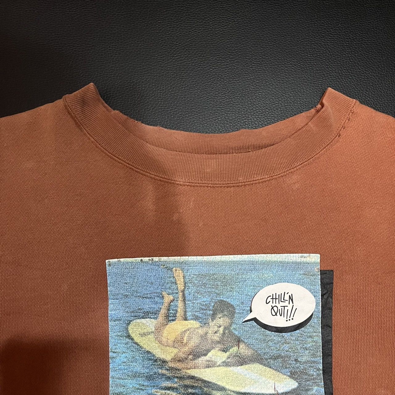 Stussy vintage stussy chill'n out faded distressed sweatshirt brown Size US M / EU 48-50 / 2 - 8 Thumbnail
