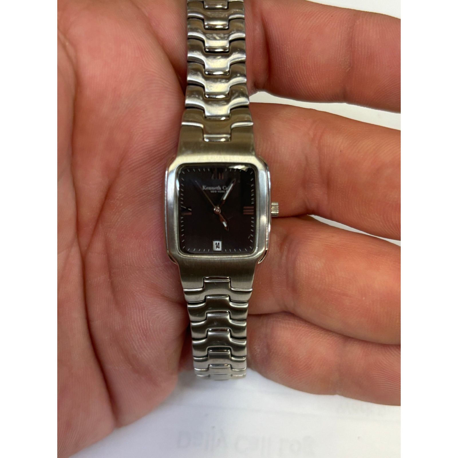 Kenneth Cole Kenneth Cole Silver Tone Womens Watch! New Battery! Size ONE SIZE - 3 Thumbnail