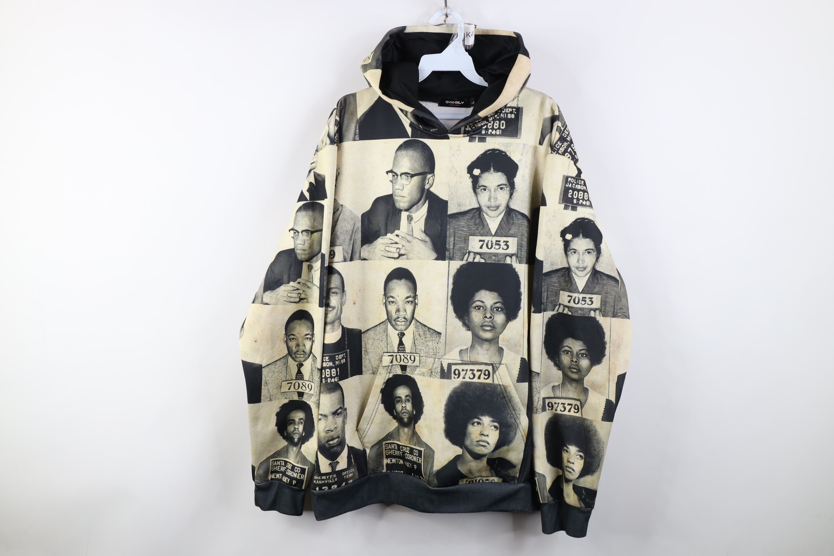 Vintage Vintage Y2K Streetwear Malcolm Jr All Over Print Hoodie Size US L / EU 52-54 / 3 - 1 Thumbnail
