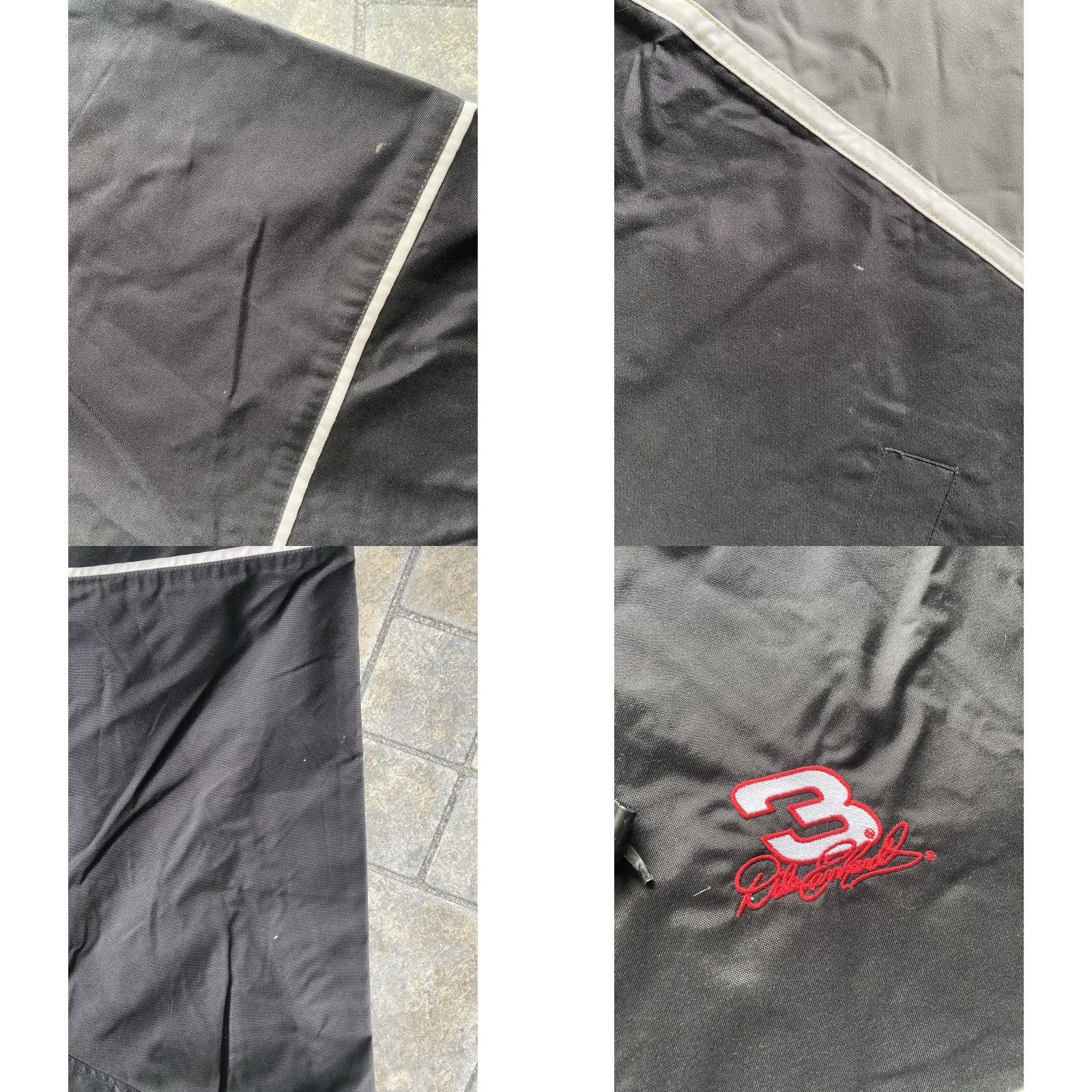 Chase Authentics VTG Chase Authentics MENS XL Dale Earnhardt Hooded Lined Pullover Windbreaker Black Gray Jacket Men XL Size US XL / EU 56 / 4 - 8 Thumbnail