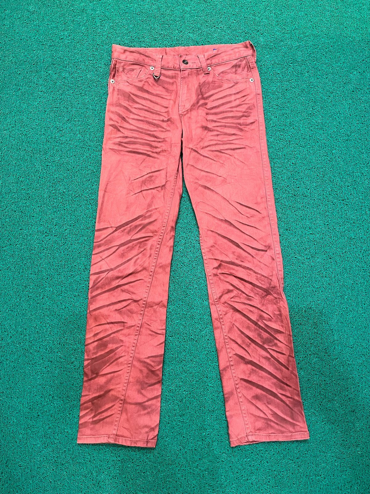 Semanticdesign denim red skinny
