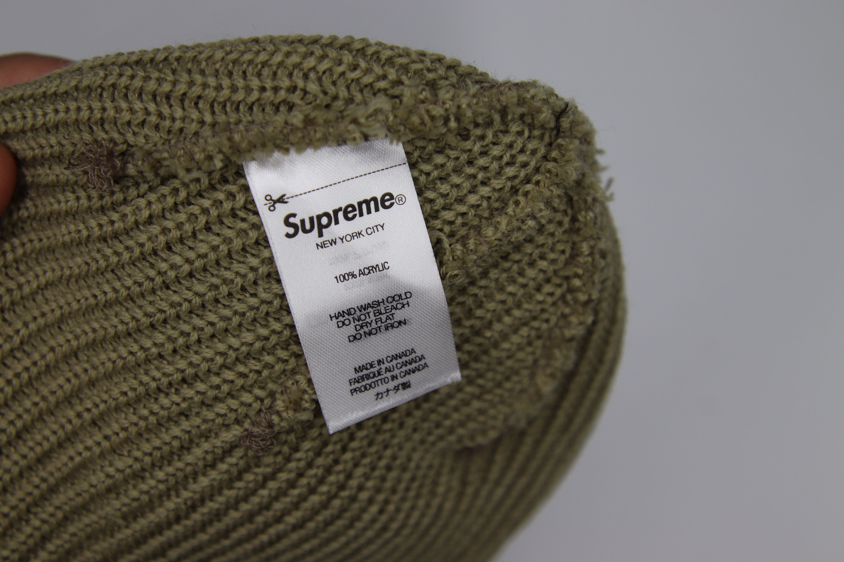 Supreme Supreme Loose Gauge Beanie Taupe Size ONE SIZE - 3 Thumbnail