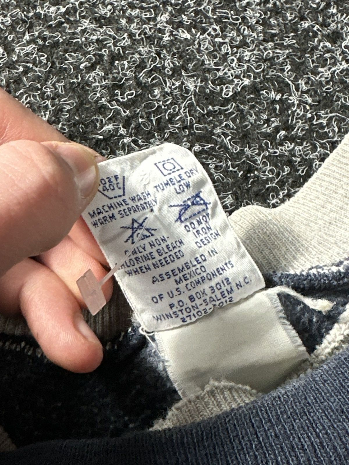 Champion × Vintage 🚨1980s OG VINTAGE CHAMPION BLUE SWEATSHIRT USA MENS RARE Size US XL / EU 56 / 4 - 7 Thumbnail