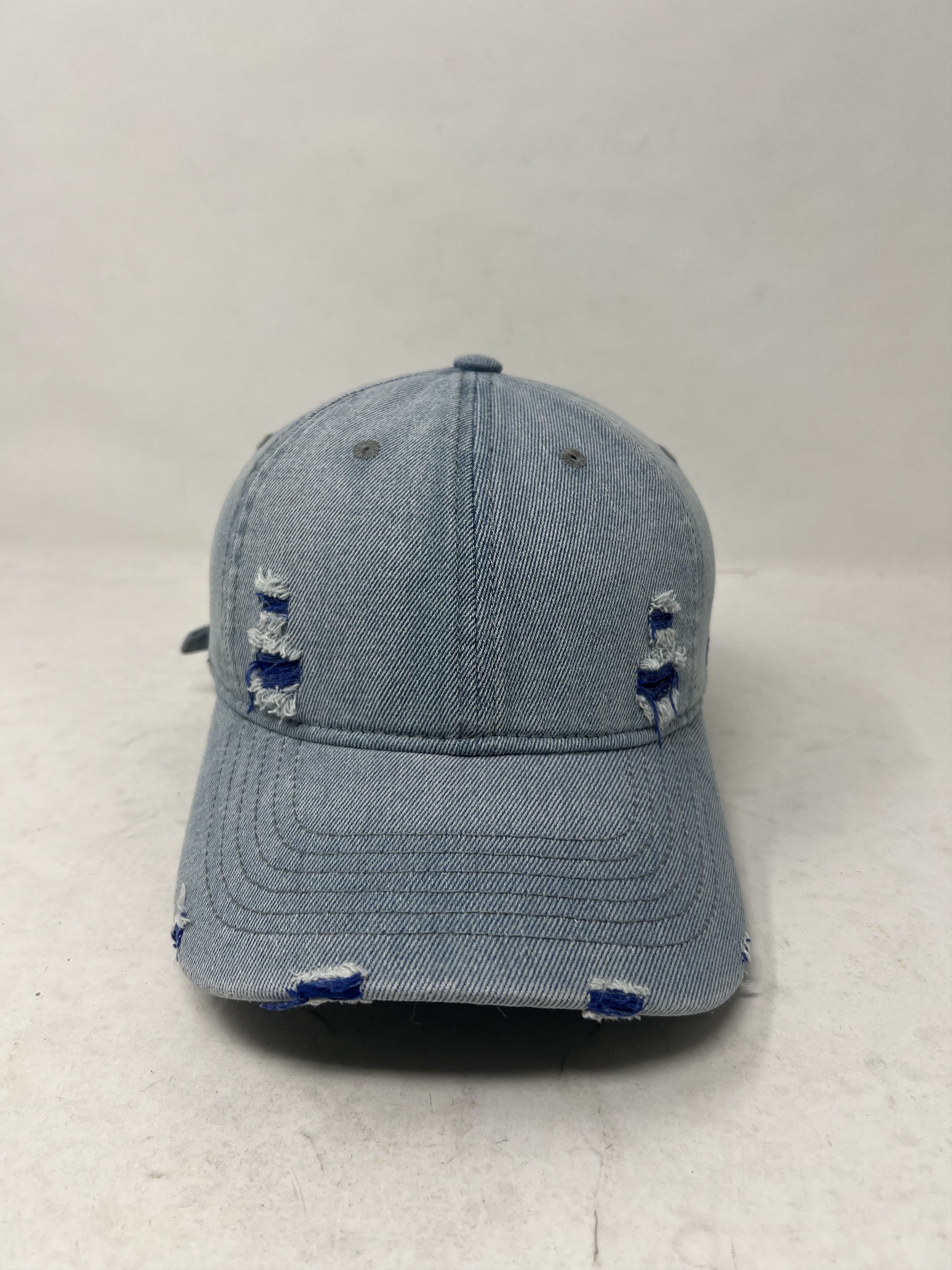 Japanese Brand Distressed Denim Ripped 1999 Embroidery Hat Cap Size ONE SIZE - 1 Thumbnail