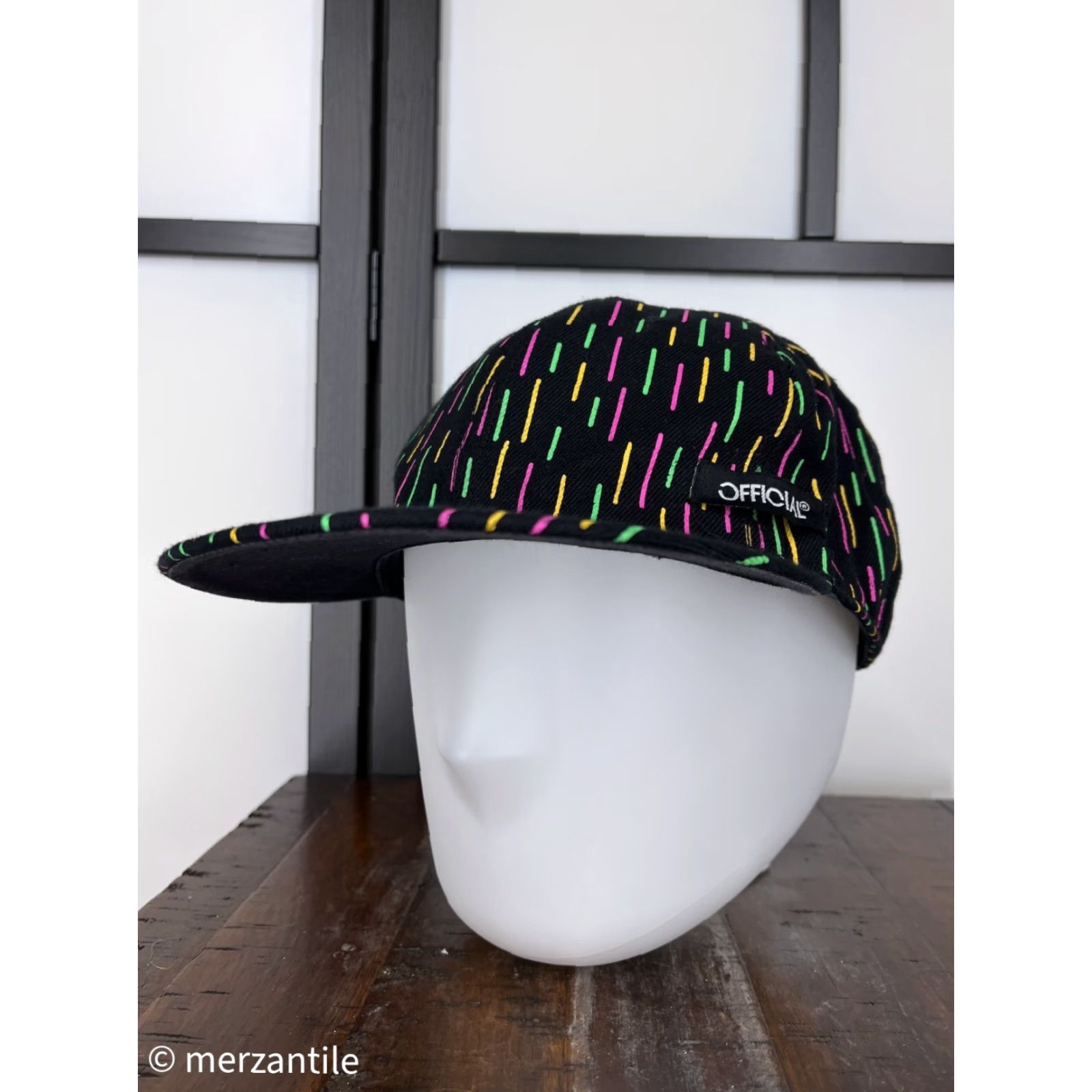 Vintage DC Shoes Hat Cap Fitted Men 7 5/8 Black Striped Very Special USA Skate D Shirt? Size ONE SIZE - 4 Thumbnail