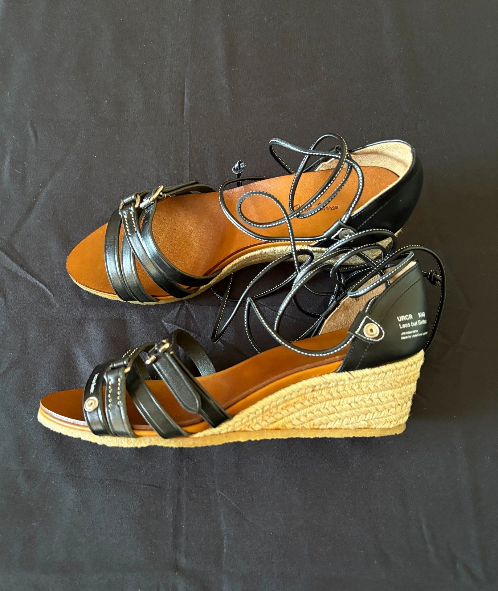 Undercover Undercover lace-up woven grass sole sandal S 240 Us 7 Size US 7 / IT 37 - 2 Thumbnail