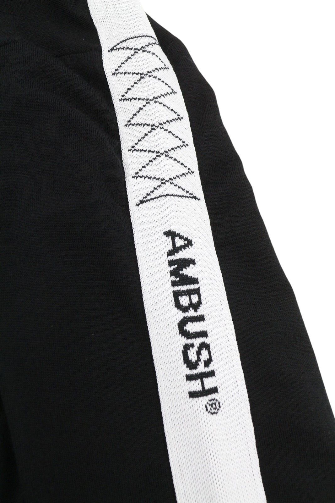 Ambush Design TAPED KNIT L Black Wool Blend Knit Crew Neck Pullover 87671 Size US L / EU 52-54 / 3 - 6 Thumbnail