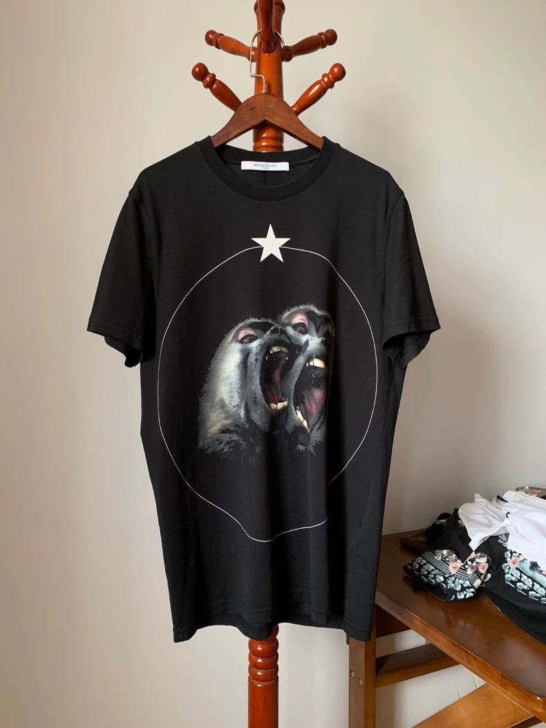 Givenchy Givenchy GVC Twin Monkey Short Sleeve Slim Fit 2506-Nextarr Size US S / EU 44-46 / 1 - 1 Thumbnail