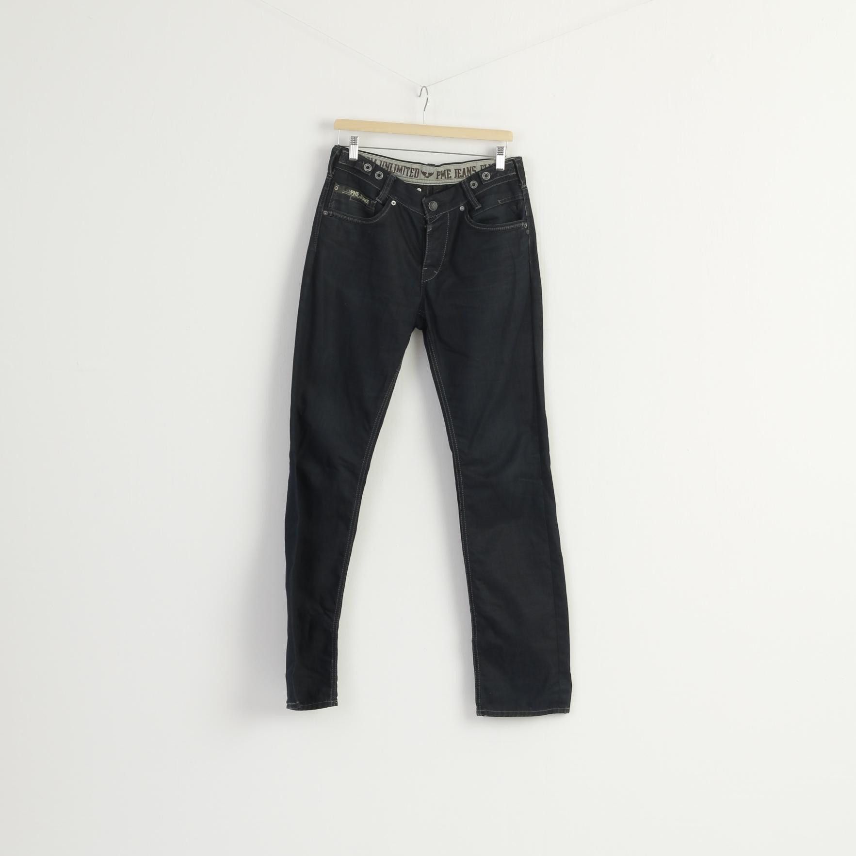 Other PME Men 30 Jeans Trousers Navy Cotton Jeans Flight 3216 Size US 30 / EU 46 - 1 Thumbnail