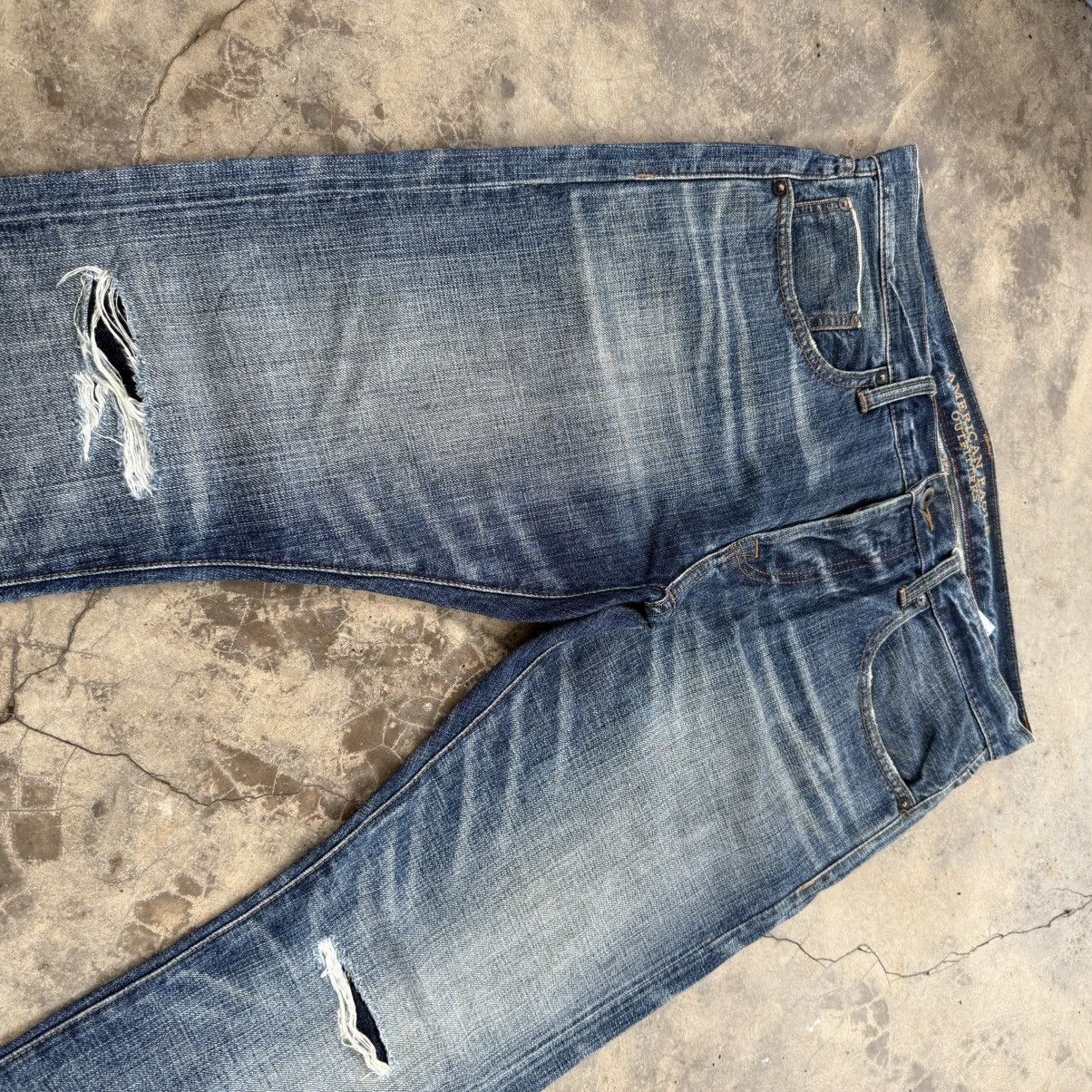 American Eagle Outfitters VINTAGE AEO SELVEGE JEANS DENIM PANTS Size US 36 / EU 52 - 8 Thumbnail