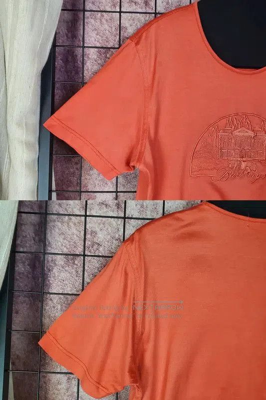 Burberry Burberry M Summer Watermelon Red Embroidered Tee. Size M / US 6-8 / IT 42-44 - 4 Thumbnail