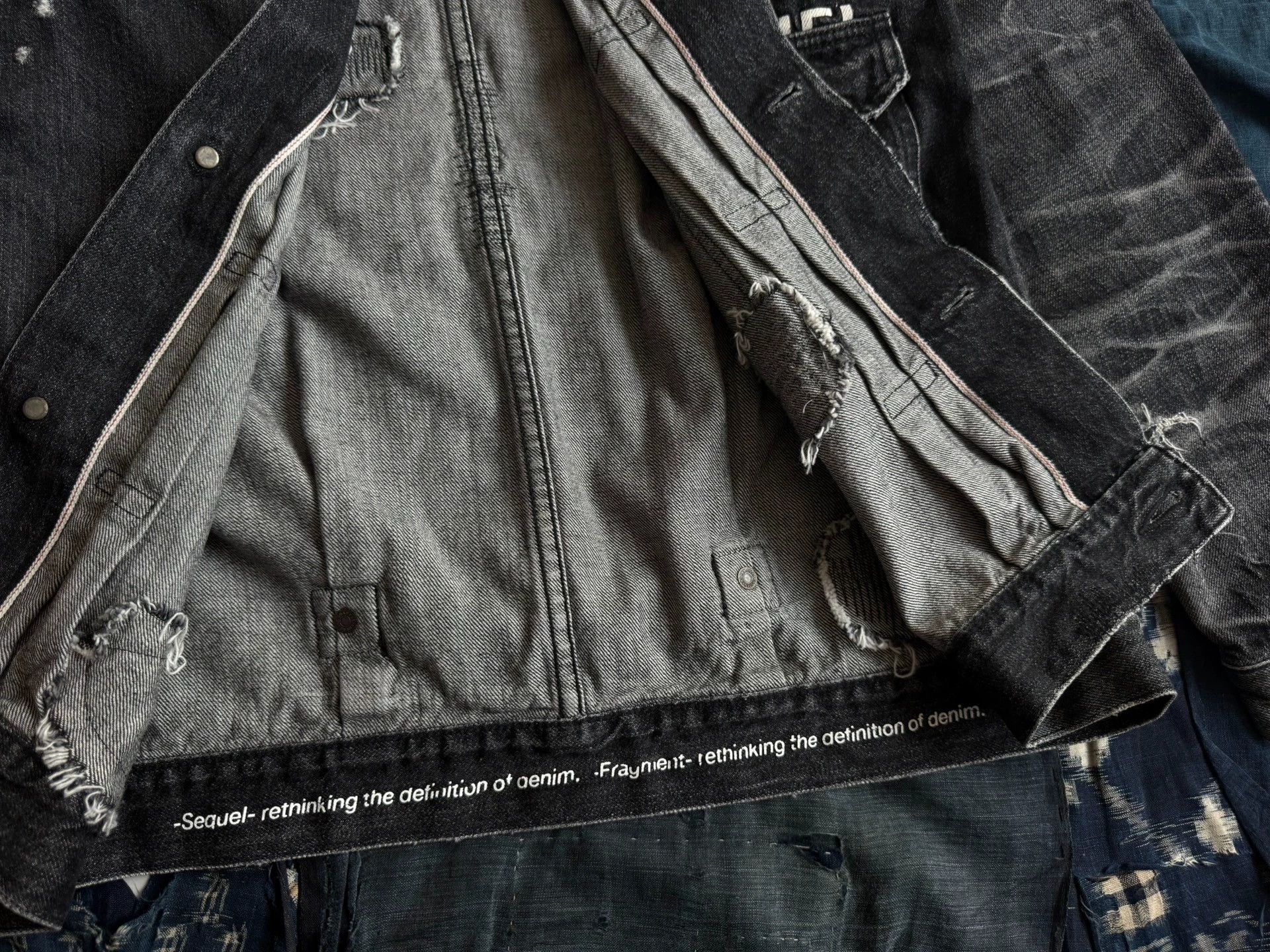 Fragment Design Fragment Sequels Denim Jacket Black M Washed Size US M / EU 48-50 / 2 - 8 Thumbnail